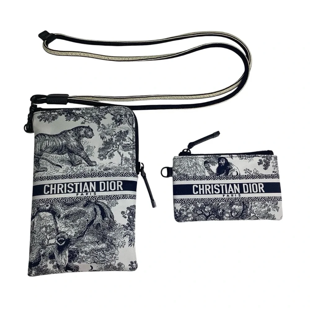 Christian Dior Paris Multifunctional Travel Pouch Set Toile de Joie - Picture 3 of 16